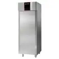 UPRIGHT FREEZER - STAINLESS STEEL AISI 304 - Mod CH07RMMBT - GASTRONORM 2/1 - CAPACITY 700 L - 1 DOOR - VENTILATION COOLING - TEMPERATURE -18 °  -22 ° C - Dim L 71 x D 80 x h 210 cm