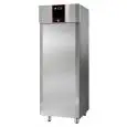 UPRIGHT FRIDGE - STAINLESS STEEL AISI 304 - Mod CH07RMPLMTN - GASTRONORM 2/1 - CAPACITY 700 L - 1 DOOR - VENTILATION COOLING - TEMPERATURE 0 ° + 10 ° C - Dim L 71 x D 80 x h 210 cm