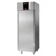 UPRIGHT FRIDGE - STAINLESS STEEL AISI 304 - Mod CH07RMPLMTN - GASTRONORM 2/1 - CAPACITY 700 L - 1 DOOR - VENTILATION COOLING - TEMPERATURE 0 ° + 10 ° C - Dim L 71 x D 80 x h 210 cm