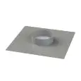 Stainless steel vent cap base for hood exit