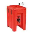 INSULATED FOOD BOX - MOD. QC05 - SUITABLE FOR THE TRANSPORT OF FOOD AND LIQUIDS - HOT OR CHILLED - CAPACITY 4,3L - DIMENSIONS cm L 24,5 x D 35 x 39,5 H - PACKAGE NO. 4 PIECES