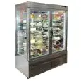 PANORAMIC REFRIGERATED PATISSERIE AND ICE CREAM DISPLAY - MOD. TEK/10 - ANODIZED ALUMIIUM EXTERIOR - LOW-E GLASS - TEMPERATURE °C +5/-25 - SINGLE PHASE SUPPLY - POWER W 1200 - VENTILATED COOLING - REFRIGERANT GAS R507 - AUTO DEFROST