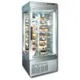 PANORAMIC REFRIGERATED PATISSERIE AND ICE CREAM DISPLAY - MOD. TEK/3 - ANODIZED ALUMIIUM EXTERIOR - LOW-E GLASS - TEMPERATURE °C +5/-25 - SINGLE PHASE SUPPLY - POWER W 550 - VENTILATED COOLING - REFRIGERANT GAS R507 - AUTO DEFROST
