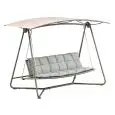 Swing chair Emu - Model REEL - Painted steel frame - For outdoor use - Dimensions cm L 286 x D 138 x H 200