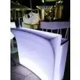 ILLUMINATED BAR COUNTER - MOD. ROBINSON LIGHT - FOR INDOOR/OUTDOOR USE - POLYETHYLENE STRUCTURE - CE STANDARD