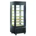 Refrigerated wine display - Mod RV 404BL - Capacity n 75 bottles - Temperature +0/+20 °C - Ventilated - Dimensions cm L 70 x D 65 x H 190