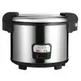 RICE COOKER - Mod SC8195 - Steel structure - Cooked rice capacity 14 liters - Power 1950 W - Single-phase power supply - Dimensions cm L 38,5 x D 33,5 x 48h
