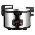 RICE COOKER - Mod SD82C - Steel structure - Cooked rice capacity 22 liters - Power 2500 W - Single-phase power supply - Dimensions cm L 48 x D 41 x 54,8h