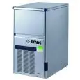 HOLLOW CUBE ICE MAKER - Mod SEI30 - BIN CAPACITY 6 Kg - PRODUCTION WITH AIR COOLED MOTOR UP TO 32 kg / 24 h - PRODUCTION WITH WATER COOLED MOTOR UP TO 31 kg / 24 h - Dimensions cm L 33,6 x D 45,7 x H 59,7/61,7