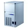 HOLLOW CUBE ICE MAKER - Mod SEI24 - CONTAINER CAPACITY Kg 6 - PRODUCTION WITH AIR MOTOR UP TO 25/24 h kg - PRODUCTION WITH WATER MOTOR UP TO kg 24/24 h - Dim. cm L 33,6 x D 45,7 x H 59,7/61,7