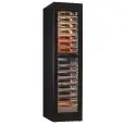 Wine display cooler with capacity Lt 385 and temperature +2° / +12 ° C / +12° / +20 ° C Klimaitalia UY 105 2VD