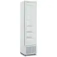 REFRIGERATED DISPLAY CASE IN WHITE PAINTED SHEET METAL - STATIC - Mod MILS FREEZER 225V B - CAPACITY 226 L - 1 GLASS DOOR - TEMPERATURE -18/-24°C - DIMENSIONS cm L 49,4 x D 52,1 x H 191,5 - CE STANDARD