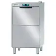 ELECTRONIC STAINLESS STEEL POT AND PAN WASHER - MOD. SM951E - THREE PHASE SUPPLY - ELECTRONIC CONTROL SYSTEM - CLEARANCE MAX HEIGHT cm 42 - RACK cm 60x67 - CYCLE (sec) 120/240/360/540 - ADJUSTABLE DETERGENT AND RINSE AID DOSER - ACQUATECH RINSING SYSTEM -