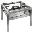 STOCKPOT - 1 GAS BURNER - MOD. SP6050L MIRACLE - PILOT LIGHT - Power kW 20 - DIMENSIONS cm L 60 x D 60 x 50 h