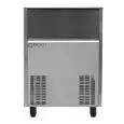 FULL CUBE ICE MACHINE - SPRAY SYSTEM - Mod SS 95 - CUBE TYPE: M/L - CUBE: gr 22/40 - AIR-COOLED VERSION PRODUCES UP TO 82 kg/24h - WATER-COOLED VERSION PRODUCES UP TO 81 kg/24h - Dim cm L 64,5 x D 64,5 x H 87