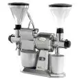 COFFEE PEPPER GRINDER AND CHEESE GRATER - MOD. MCMPGR CGPT - PRODUCTION PER HOUR COFFEE/CHEESE Kg 10/50 - SUPPLY V 230/400/50-60Hz THREE PHASE - POWER Kw 0,75 (0,1 Hp) - DIMENSIONS Cm 26 x 65 x 65 - CE STANDARDS