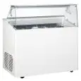 ICE CREAM DISPLAY COUNTER - MOD. VETRINA TP 6 - CAPACITY LT 246 - TEMPERATURE -15°/-20°C - Dimensions cm. L 120 x D 67,3 x h 117,5 - CE STANDARDS