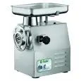 COMMERCIAL MEAT MINCER 22 RGE (removable mincing set) - Stainless steel grinding group - Power 1,5 HP - 1100W 230/400 V Three-phase - Hourly production Kg/h 200-300