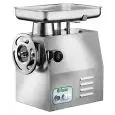 COMMERCIAL MEAT MINCER 32 RSD (removable mincing set) - Stainless steel mincing set - Reverse function - Power hp 2,2 - 1600W 230/400V Three phase - Production per hour Kg/h 300-500