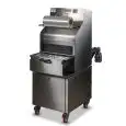 TRAY HEAT SEALER - MODIFIED ATMOSPHERE PACKAGING - Mod. TESISAP236 - SEMI-AUTOMATIC - DIGITAL - WITH STAND  - MOULD NOT INCLUDED - MAX TRAY DIMENSIONS mm 420x280 - EC STANDARDS