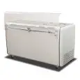 ICE CREAM POZZETTI COUNTER - MOD. VIA VENETO 10C - CAPACITY LT. 440 - TEMPERATURE -5°/-20°C - Dim. Cm. L 156,8 x D 69 x h 98,4 - Front transparent cover supplied included - CE marked