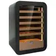 Wine display cooler with capacity Lt 126 and temperature +2 to +20 °C Klimaitalia VINARIUS 40 BLACK
