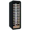Wine display cooler with capacity Lt 268 and temperature +2 to +20 °C Klimaitalia VINARIUS 60 BLACK