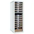 Wine display cooler with capacity Lt 268 and temperature range from +2 to +12 °C and from +12 to +20 °C Klimaitalia VINARIUS 62 WHITE