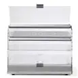 AMBIENT COUNTERTOP DISPLAY - MOD. VISTA/RAINBOW - DISPLAY SHELF cm 53 x 35,6 + L 53 x P 32 - DIMENSIONS Cm L55 x D40,5 x h42,5 - EC STANDARDS