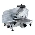 VERTICAL SALUMI SLICER mod.VPR 350 MN (Single phase) - EC standards - RoHS - Stainless steel blade Ø 350 - Useful cut mm 335 x 260 - Fixed blade sharpener