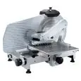 VERTICAL SALUMI SLICER mod.VPR 370 MN (Single phase) - EC standards - RoHS - Stainless steel blade Ø 370 - Useful cut mm 300 x 260 - Fixed blade sharpener