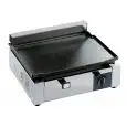 Electric griddle with smooth single hob cm 35,5x25,5 Allforfood SICILIA L TOP