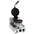 SINGLE PLATE - Mod WMFY2205 - 1 circular waffle Ø 18,5 cm - Single-phase supply 230V/1/50-60Hz - Power W 1300 - Dimensions cm L 28 x D 52 x H 31/65,5
