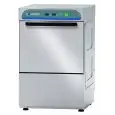ELECTRONIC STAINLESS STEEL GLASS WASHER - MOD. 29AL - SINGLE PHASE SUPPLY - ELECTRONIC CONTROL SYSTEM - CLEARANCE MAX HEIGHT cm 27,5 - SQUARE RACK cm 40x40 - CYCLE (sec) 90/120/150/180 - ADJUSTABLE DETERGENT AND RINSE AID DOSER - Total dimensions cm L47 x