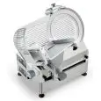 AUTOMATIC SLICER - MOD. 26465D5H23 ZAFFIRA 350 MN - blade Ø mm. 350 - Cut thickness mm. 23 - SINGLE PHASE 230/50/1 - dimensions Cm. L 69 x D 57,5 x h 57,5 - EC standards