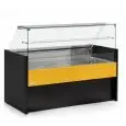 Neutral food counter (without unit and without evaporator) - Mod DEKAN NE - Display surface depth: 65 cm
