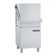COMMERCIAL MECHANICAL DISHWASHER - STAINLESS STEEL - MOD. ES90 - THREE PHASE - MAX GLASS CLEARANCE cm 40 - MAX PLATE CLEARANCE cm Ø 44 - SQUARE RACK cm 50x50 - CYCLE (sec) 75/180 - HYDRAULIC RINSE AID DOSING PUMP - Total dimensions cm L 63,5 x D 73,5 x h 