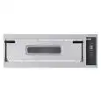 ELECTRIC PIZZA OVEN - DIGITAL CONTROL - Mod. TRAYS 6/D - Single deck oven - Firebrick oven base or Fully firebrick oven chamber - Chamber dimensions cm L 82 x D 108 x 17,5 h - Capacity: N. Pizzas 6 (Ø cm 35)/N. 3 trays inserted lengthwise cm 60x40 - Power