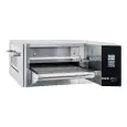 ELECTRIC CONVEYOR PIZZA OVEN - Mod. C/40 - Modular and stackable - Stainless steel - Chamber dimensions cm L 40 x D 54 x 10 h - Power 7,8 Kw - CE approved