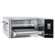 GAS CONVEYOR PIZZA OVEN - Mod. C/40 GAS - Modular and stackable - Stainless steel - Chamber dimensions cm L 40 x D 54 x 10 h - Power 10,4 Kw - CE approved