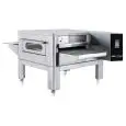 GAS CONVEYOR PIZZA OVEN - Mod. C/50 GAS - Modular and stackable - Stainless steel - Chamber dimensions cm L 50 x D 75 x 10 h - Power 20,1 Kw - CE approved