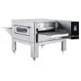 GAS CONVEYOR PIZZA OVEN - Mod. C/65 GAS - Modular and stackable - Stainless steel - Chamber dimensions cm L 65 x D 100 x 10 h - Power 22,6 Kw - CE approved